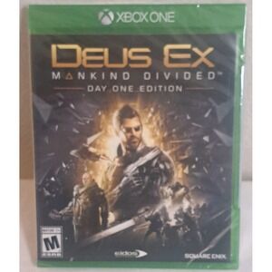 Deus Ex Mankind Divided Day One Edition Xbox One Game NEW SEALED